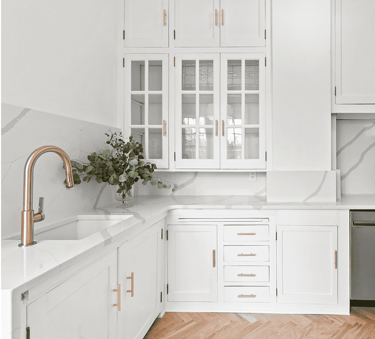 Kitchen cabinets at Raby Home Solutions
