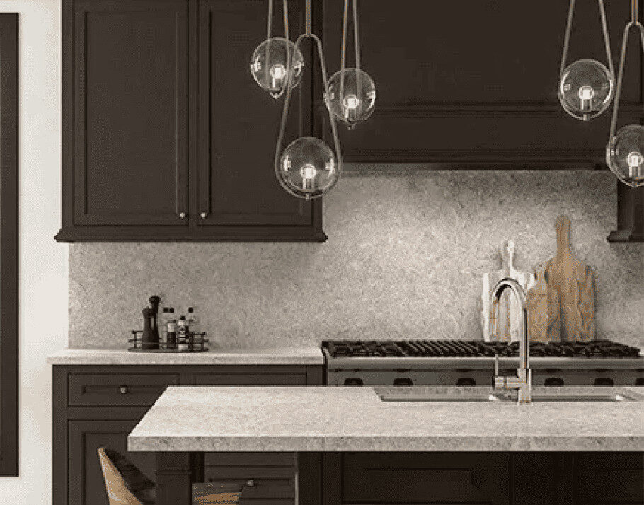 Quartz countertop at Raby Home